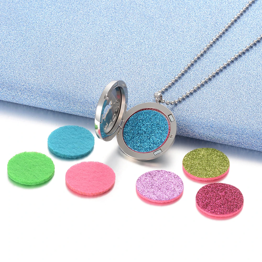 Арома диффузор Цепочки и ожерелья открывающийся старинный Винтаж медальон кулон