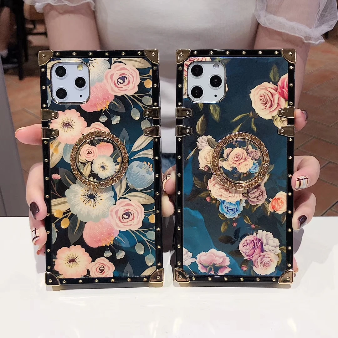 Квадратные чехлы для телефонов Samsung Galaxy S10 Plus Note 10 с изображением синего излучения