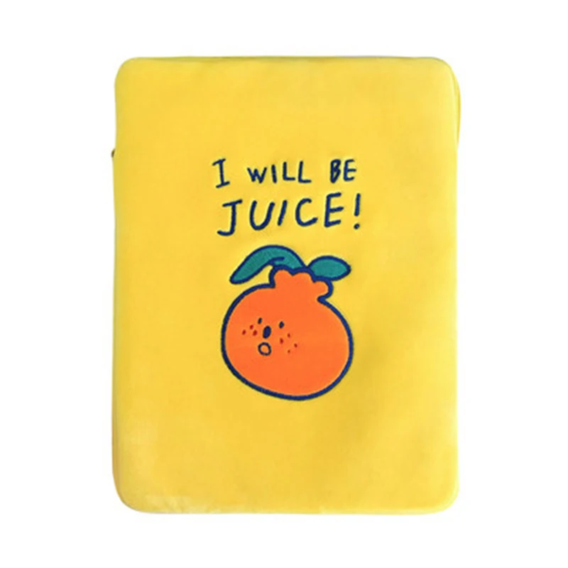 

Ins Style Pouch For Ipad 11 inch Cute Orange Travel Business Liner Bag Ipad Air 10.5 Kawaii Ipad Sleeve Case Handbag Pouch 303