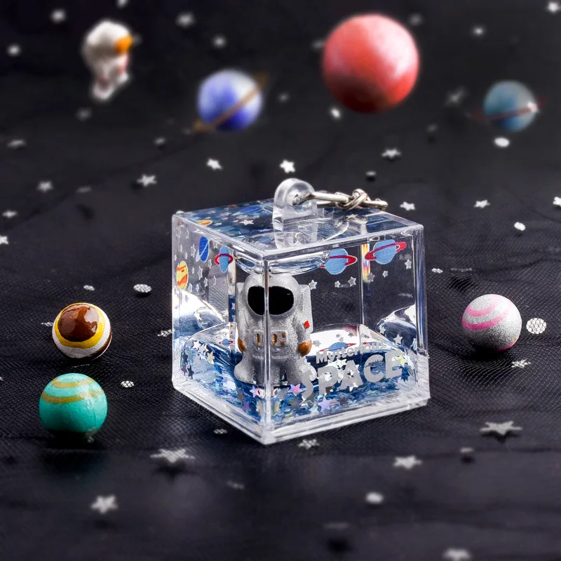 Новая квадратная цепочка для ключей космонавта с космическим зыбучим песком