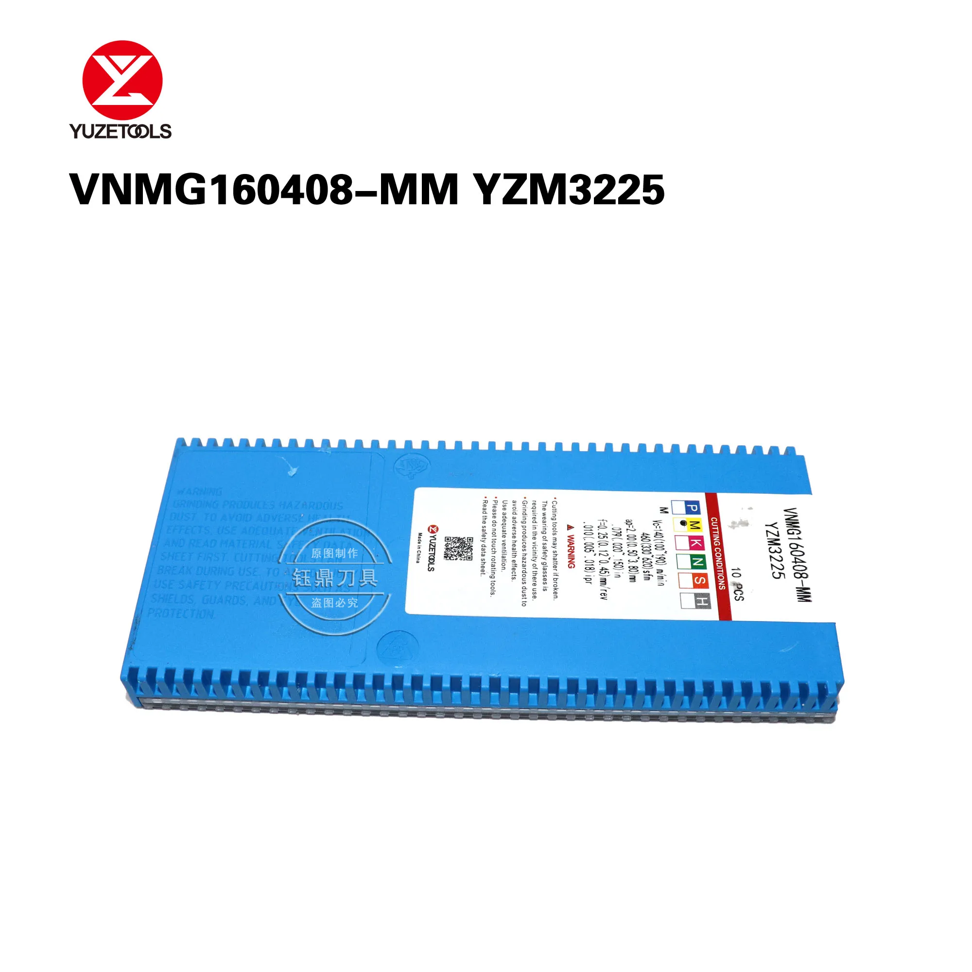 

VNMG160408-MM External Turning Tools Lathe cutter Tool Stainless Steel Processing Finishing YUZETOOLS turning insert