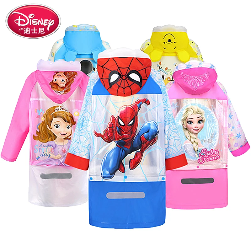 Disney детский плащ мультфильм Микки и Минни пончо сумка Светоотражающая полоса