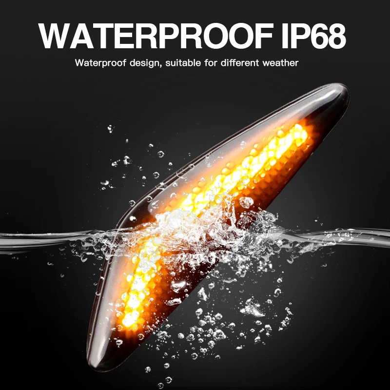 2PCS LED Side Repeater Marker Turn Signal Indicator Flasher For Mazda 6 Mazda6 GH Mazda5 CW Premacy RX-8 MX-5 Fiat 124 Spider - купить по