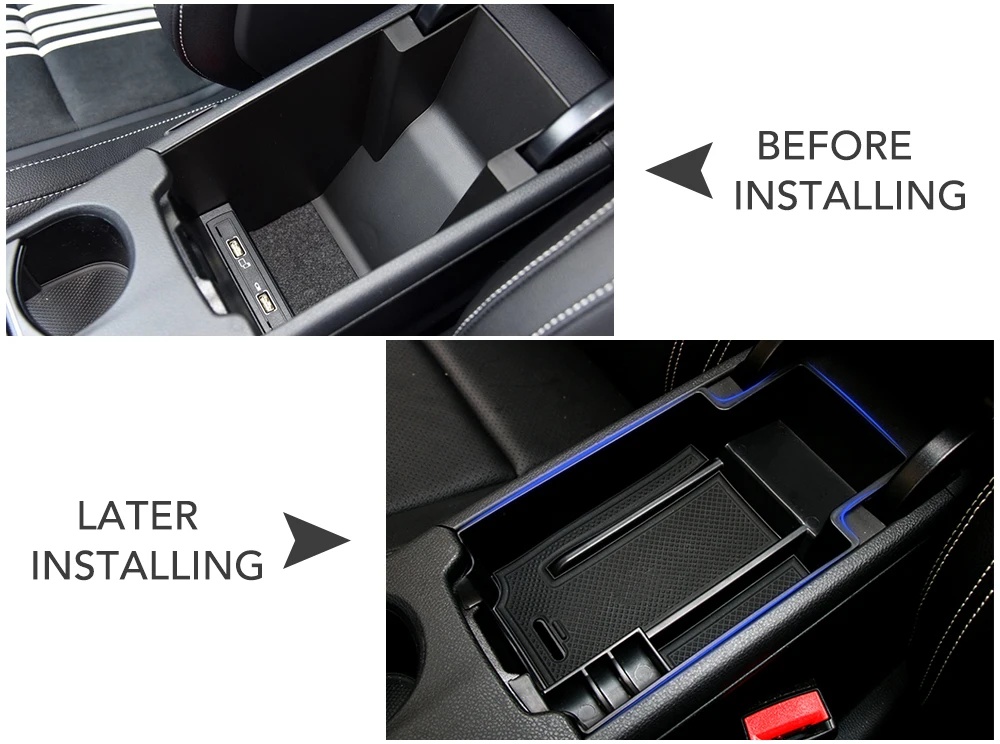 

for Mercedes Benz A-Class CLA GLA W176 C117 X156 Armrest Box Storage Car Organizer Accessories 2013 2014 2018 A45 200 220 180