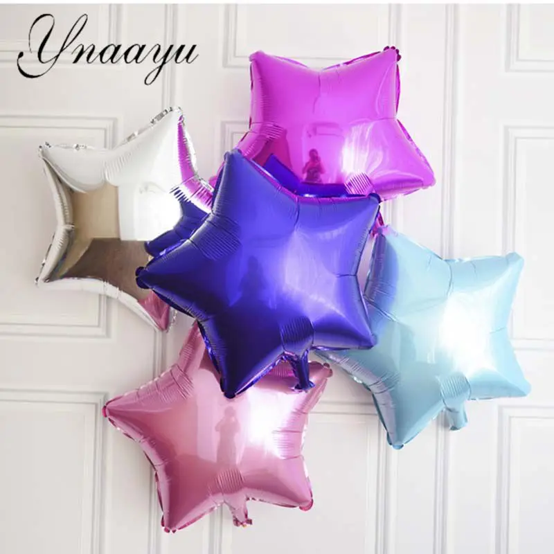 18 дюймов пентаграмма алюминиевая пленка звезды воздушный шар вечерние