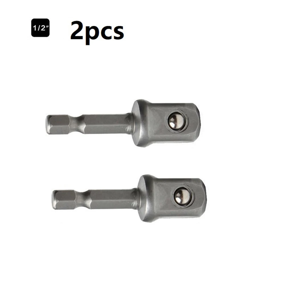 

2Pcs Socket Adapter Set Socket Adapter Drill Bit adapter Socket Set Hex Shank