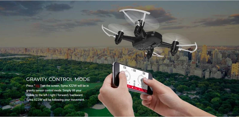 Original SYMA X22W Drone With Camera FPV Wifi Real Time Transmit Headless Mode Hover RC Helicopter Quadcopter Drone kids toys align helicopters