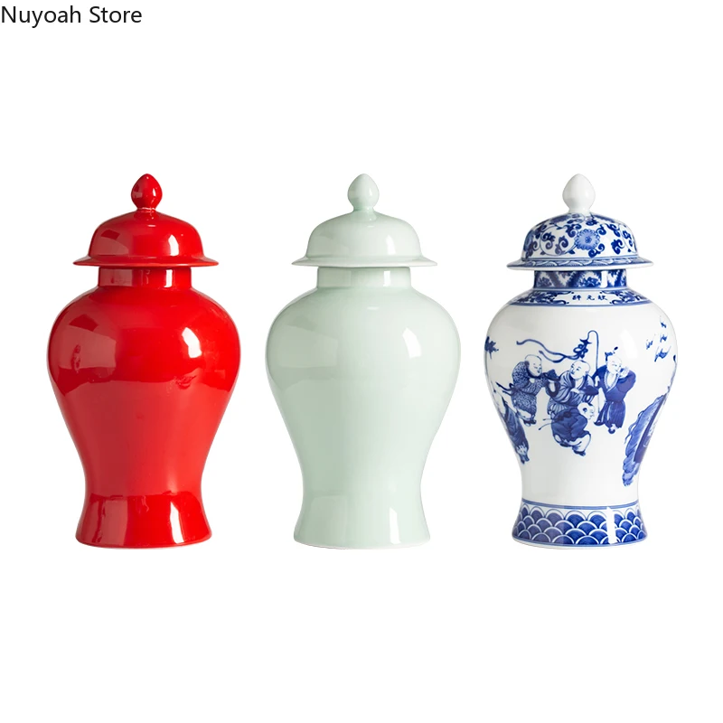 Kreative Keramik Ingwer Jar Home Antike Wein Flasche Lagerung Glas Dekoration Chinesischen Stil Wein Soaker Wohnzimmer Dekoration