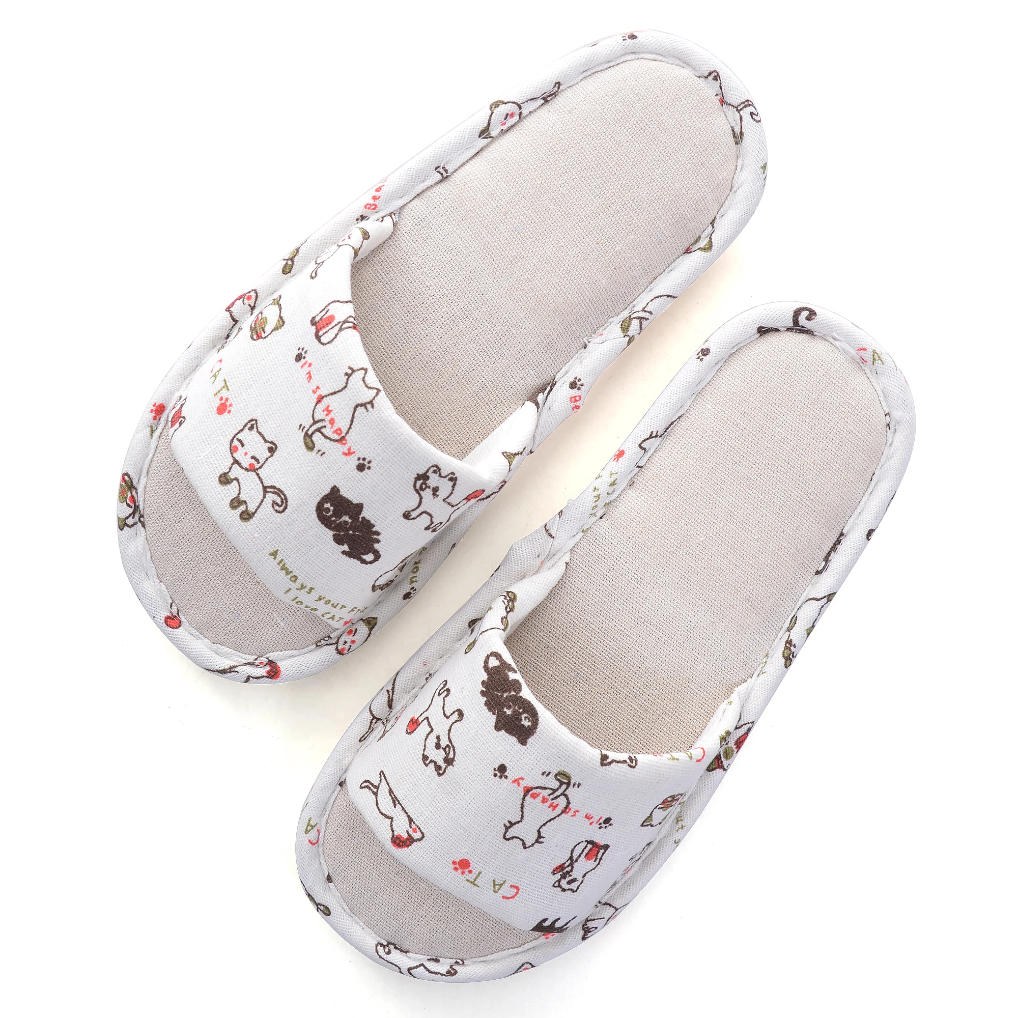 Парусный спорт LU домашние тапочки для женщин милый Принт тростника 2020 Летняя