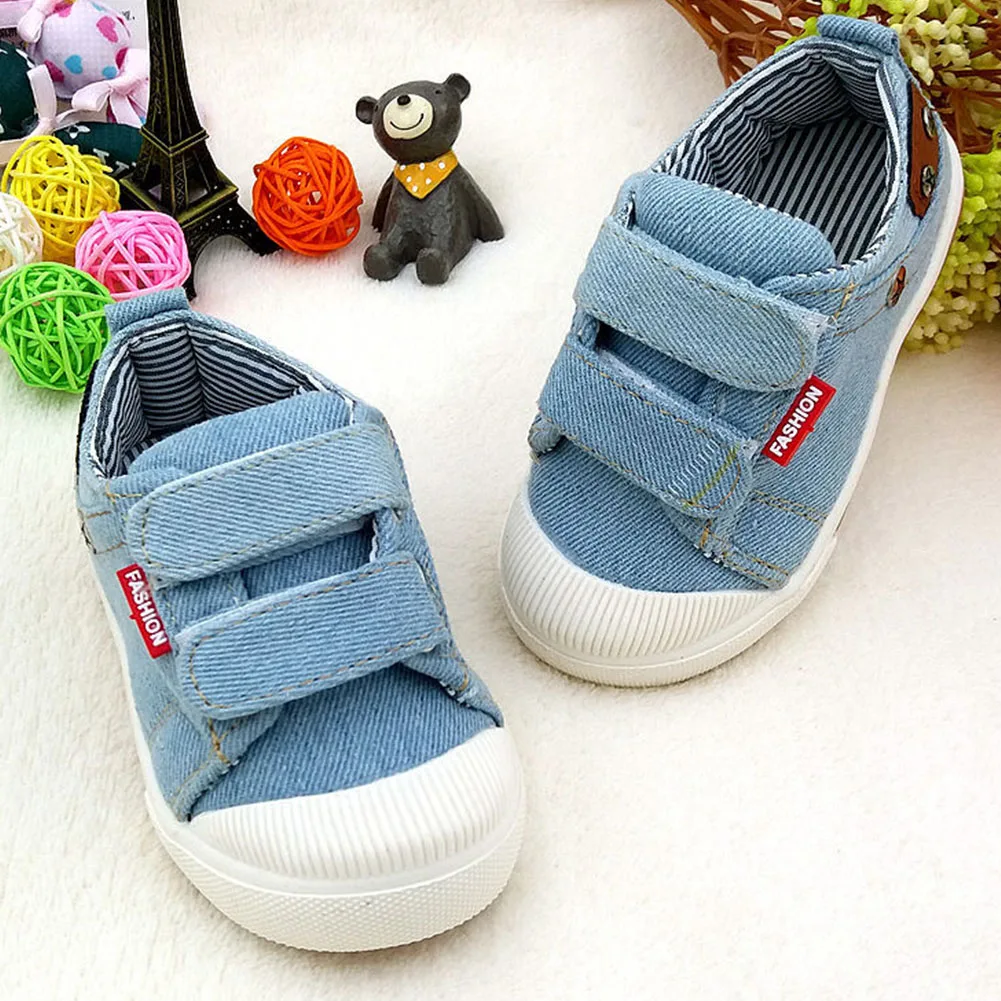 Детские холщовые кроссовки Daclay обувь для скейтборда Модная Джинсовая