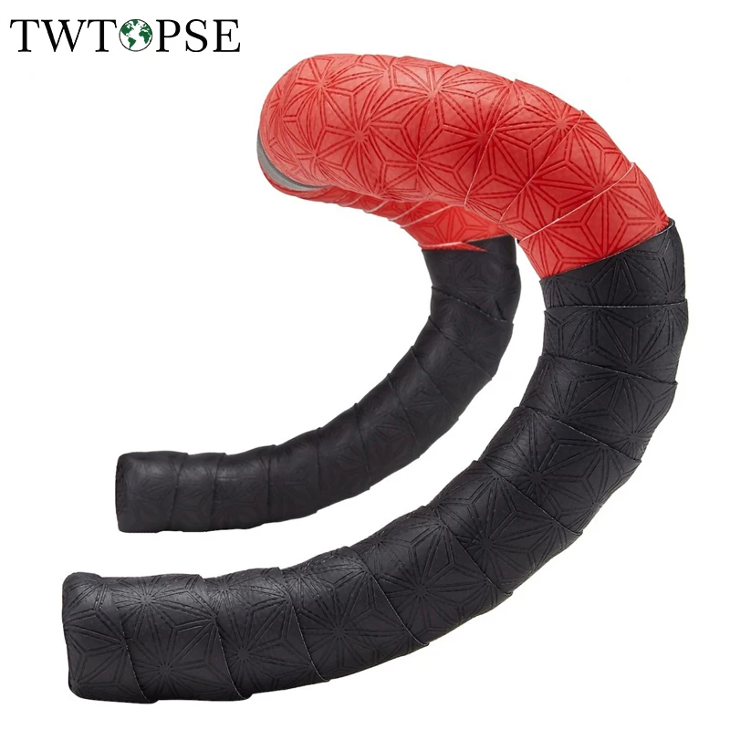 

TWTOPSE Bicycle Bike Handlebar Tape Dual Colors Bike Bar Tape Cycling Road Bike Waterproof PU Tape Wrap MTB Bike Bar Tape