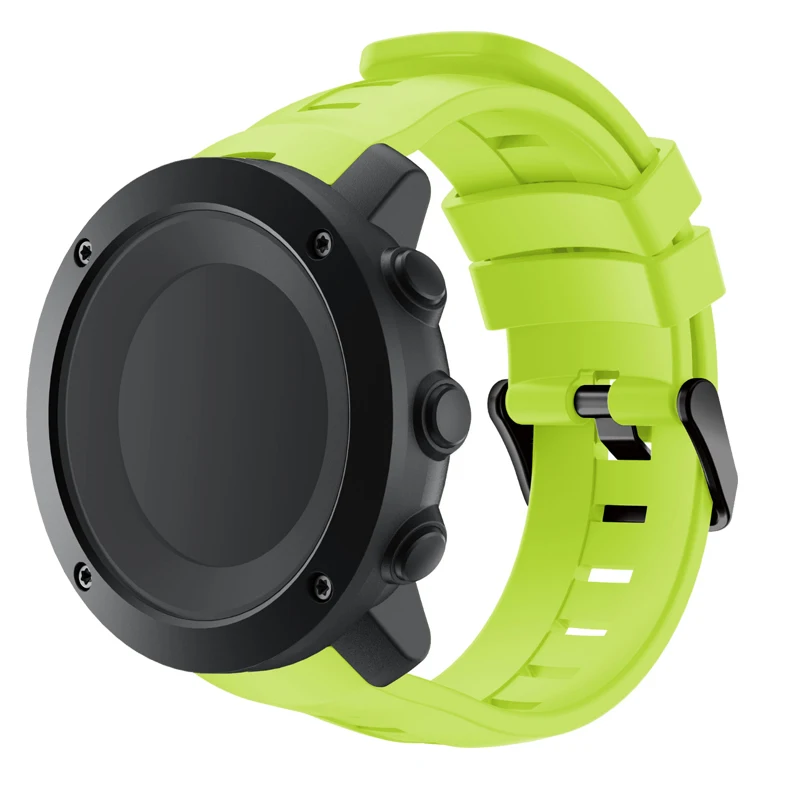Ремешок для Suunto Ambit 3 вертикальный, 24 мм мягкий силиконовый сменный Браслет для Suunto Traverse Alpha Spartan