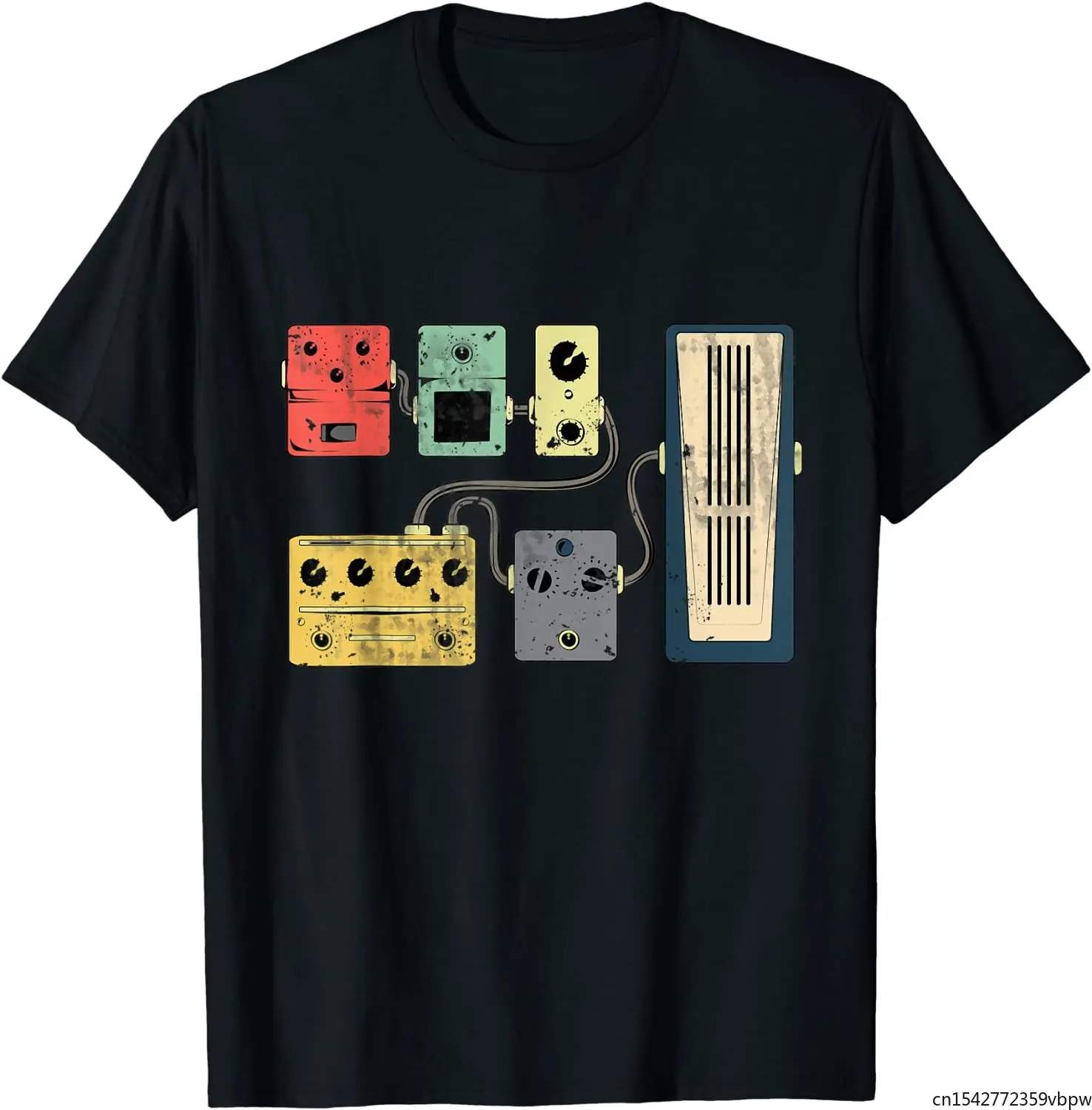 

Guitar Player Pedal Board Guitarist Gifts | Playing Guitars T-Shirt
