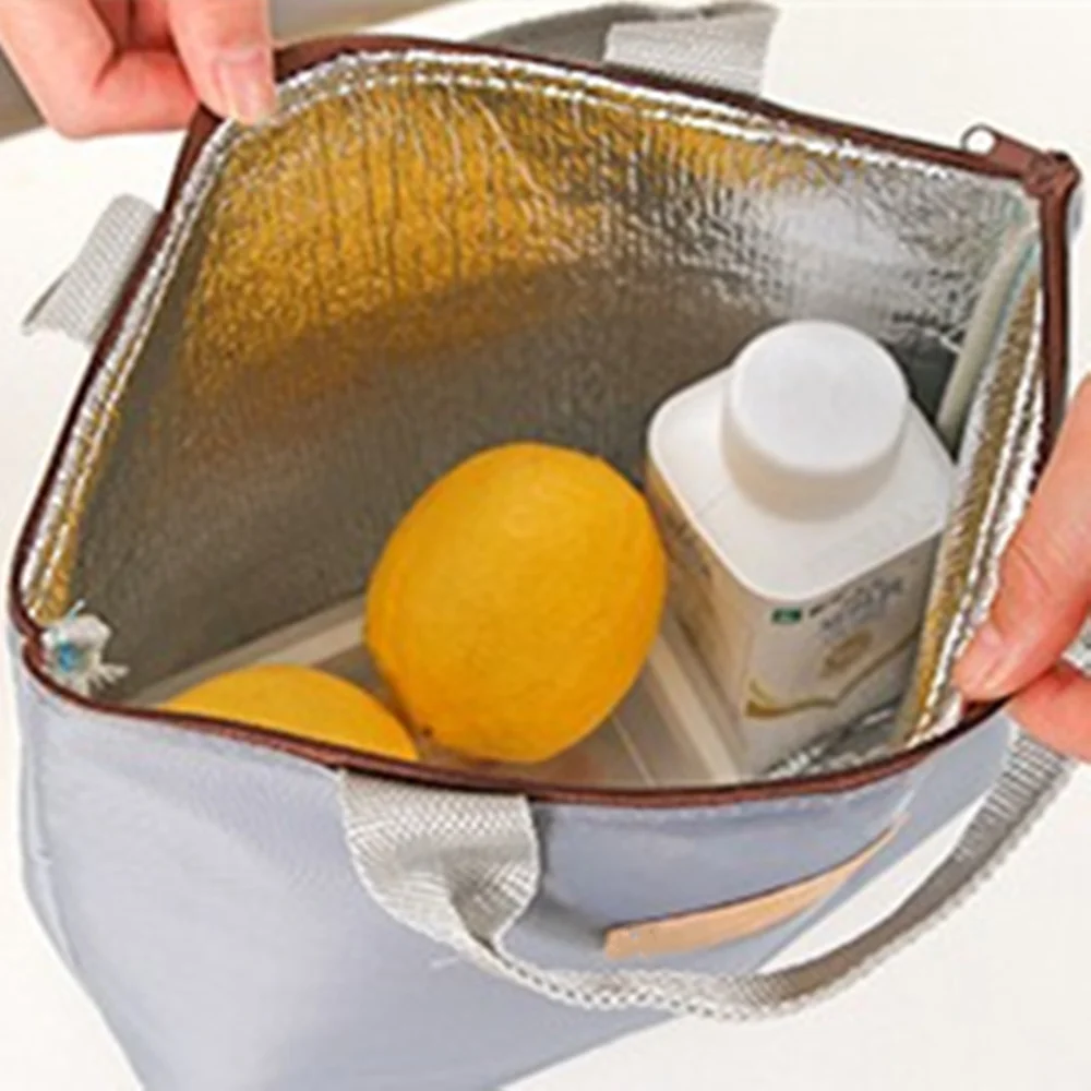 Модная теплоизоляционная Алюминиевая сумка для ланча из фольги Термосумка