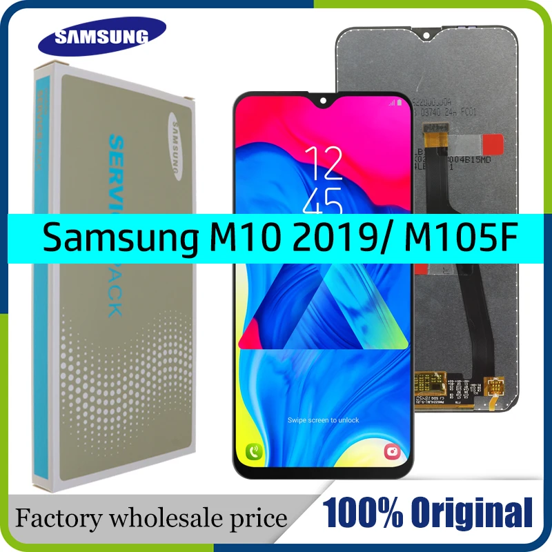 Оригинальный 6 2 ''ЖК дисплей для SAMSUNG Galaxy M10 2019 SM M105 M105F M105G/DS сенсорный экран