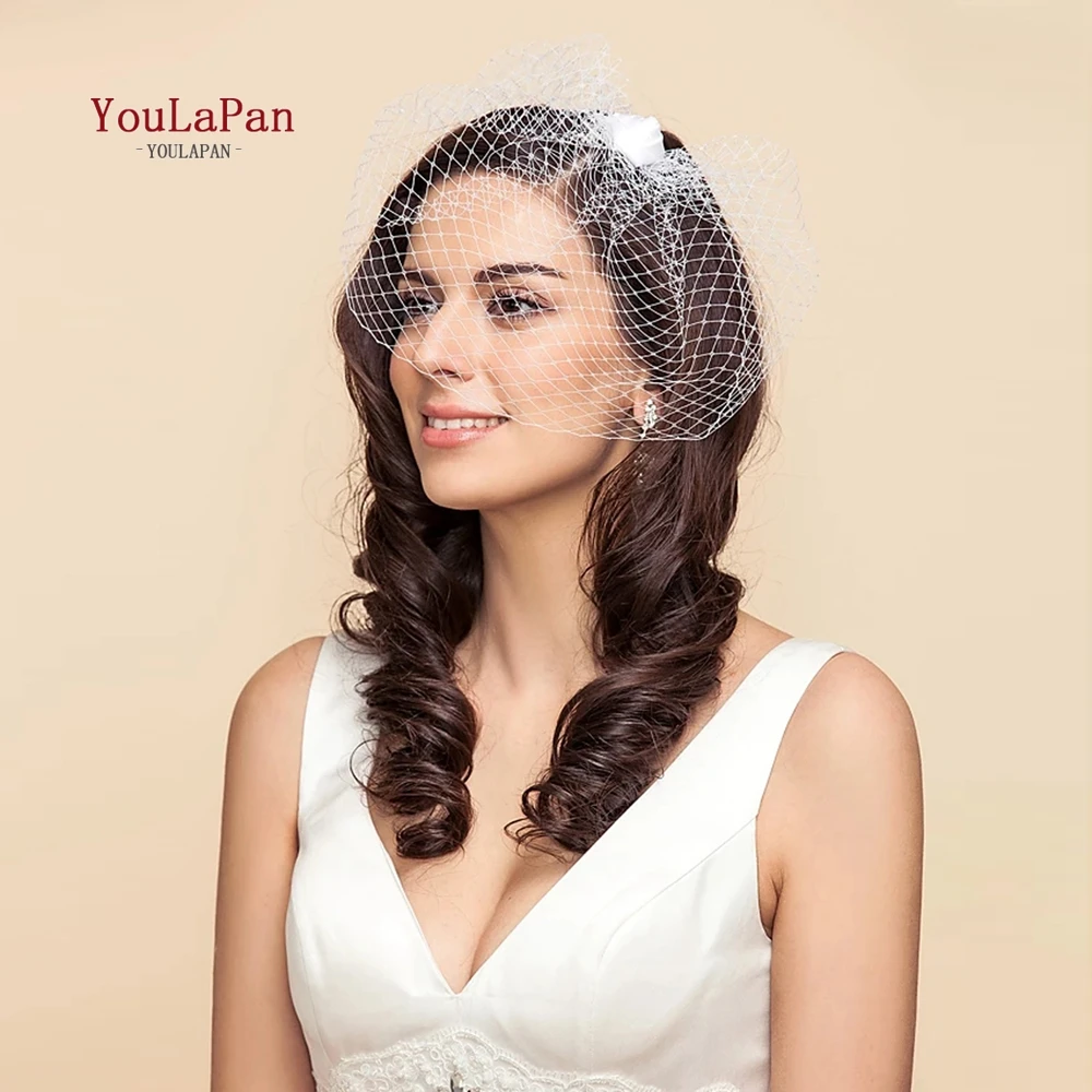 Двухслойная белая Фата YouLaPan VA01 для невесты роскошные свадебные аксессуары фата с