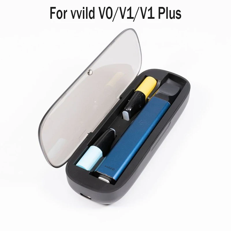 

For vvild V0 V1 Plus Charging Box with 1200mAh Built-in Battery Electronic Cigarette Charger vvild V1 Plus device Accessories