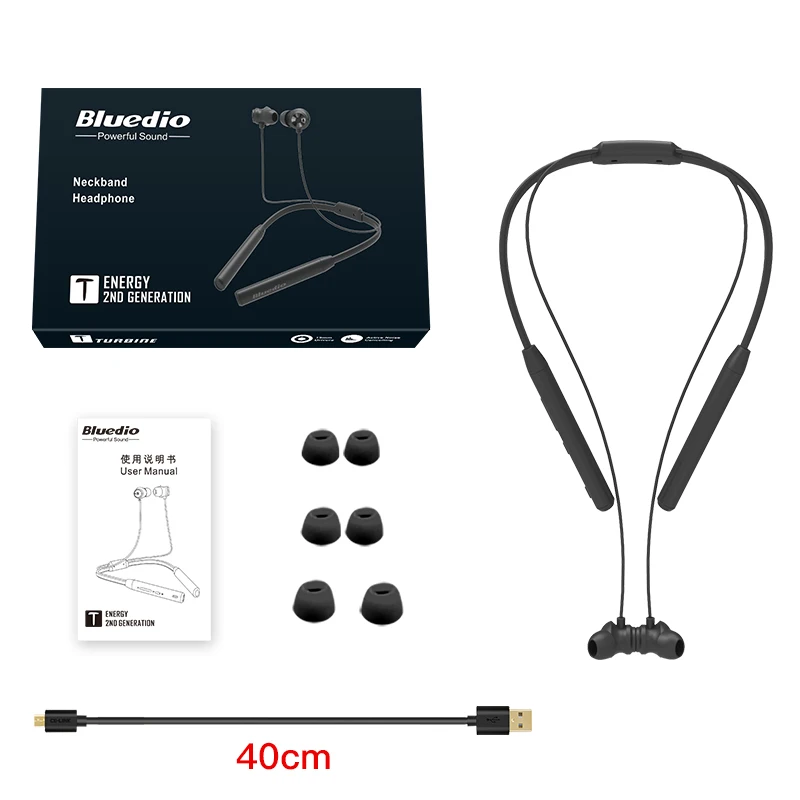 Bluedio TN2 спортивные Bluetooth-наушники с активным шумоподавлением/беспроводная
