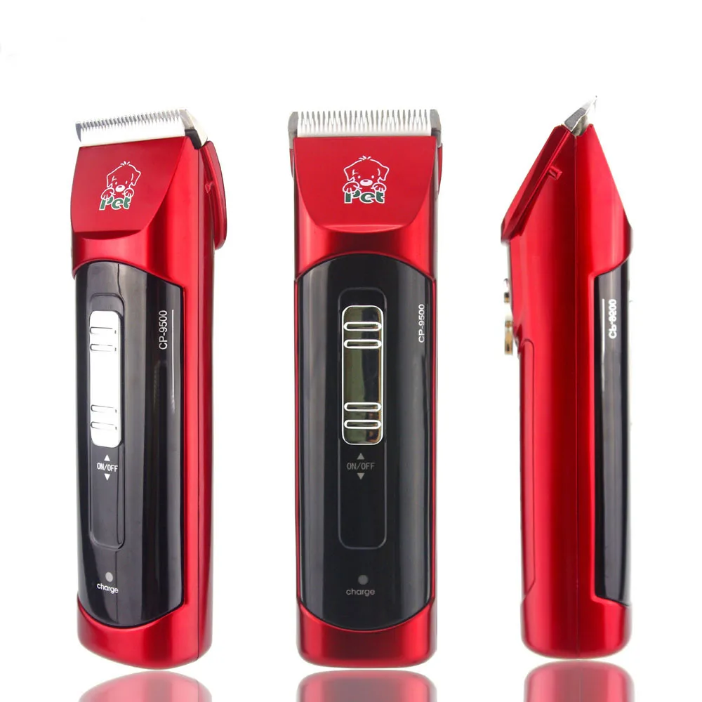 Профессиональный перезаряжаемый триммер для шерсти собак CP9500 4 регулируемые