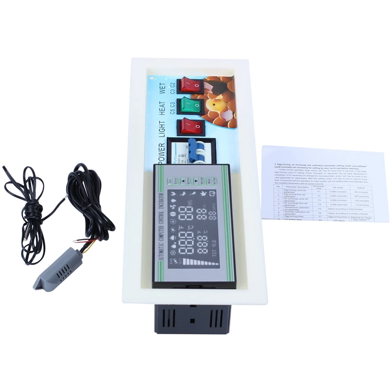 

XM-18SE Automatic Egg Incubator Controller Digital LED Temperature Controller Temperature Humidity Sensors Egg Hatcher Controlle