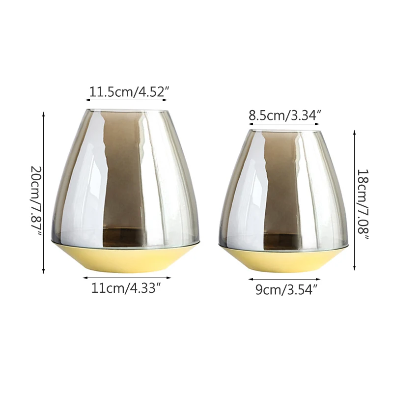 Креативная художественная ваза со сращением для украшения дома стеклянная с