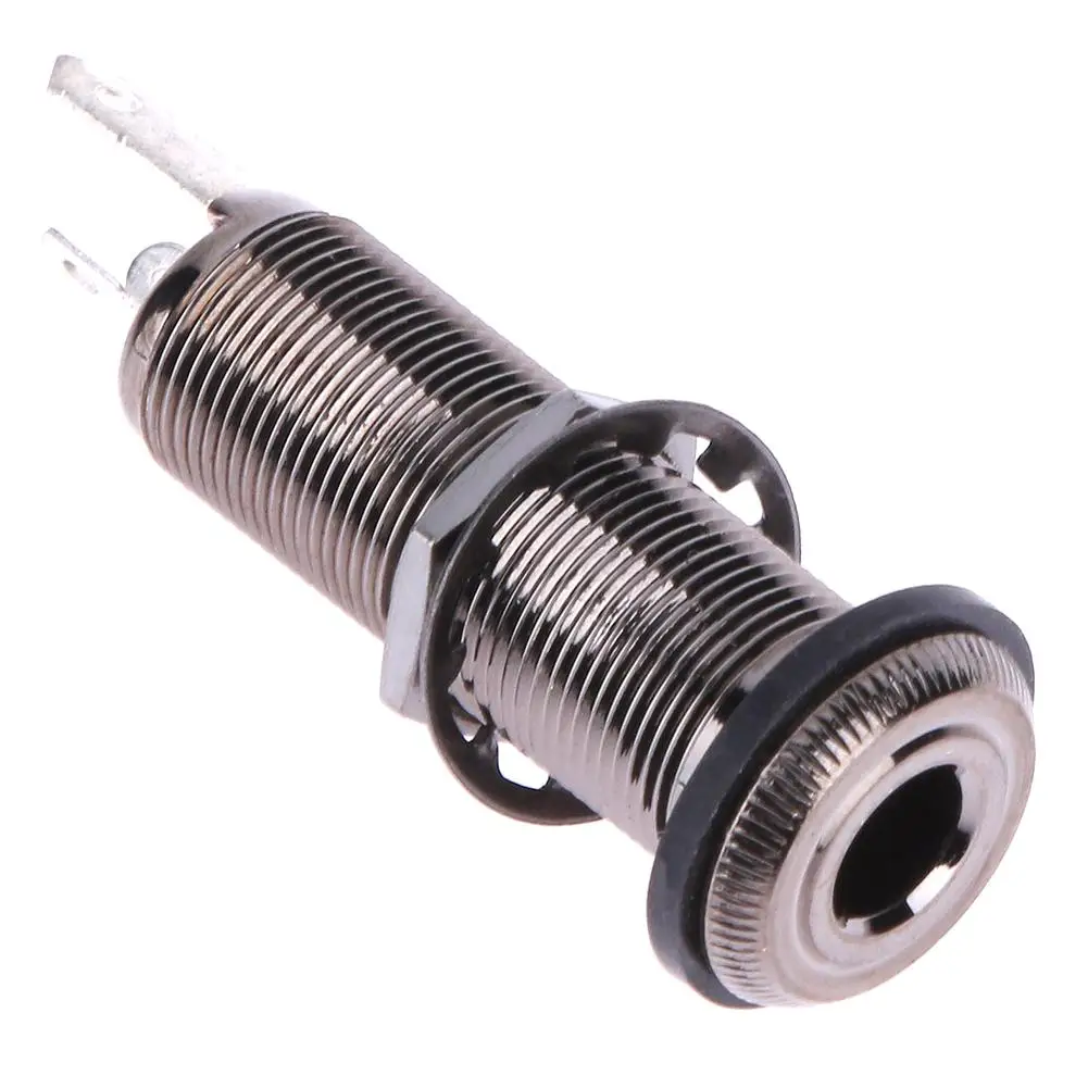 

Резьбовой цилиндр для электрической гитары, внешний разъем, штепсельные розетки 6,35 мм для электрической гитары, аксессуары ra