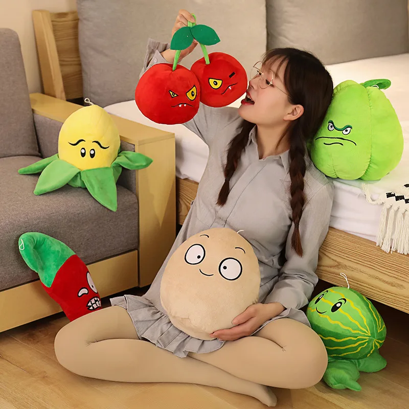 30 см новые с изображением героев Plants Vs Zombies Растения против Зомби Плюшевые