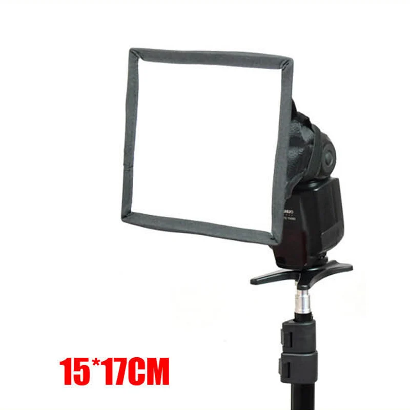 Small 15-17 BIZOE 20*30 см 15*17 см флэш-софтбокс Speedlite диффузор фото студия аксессуары для Canon Nikon Pentax sony - Цвет: Small 15-17