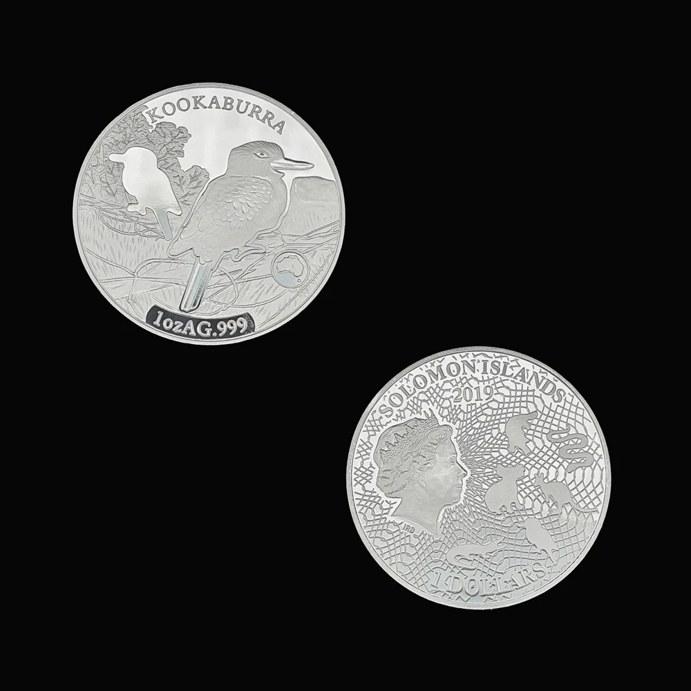 2019 доллар Соломоновых Островов Коокабурра 1OZ памятные серебряные коллекционные