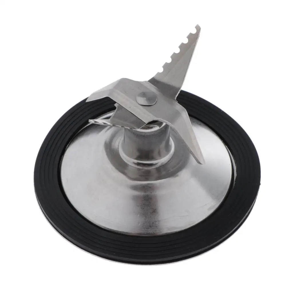 Ice Crushing Blade Gasket Spare Part for Braun Blender Ice Crusher Accessory Blender Cross Ice Blade AndSealing Ring Replacement