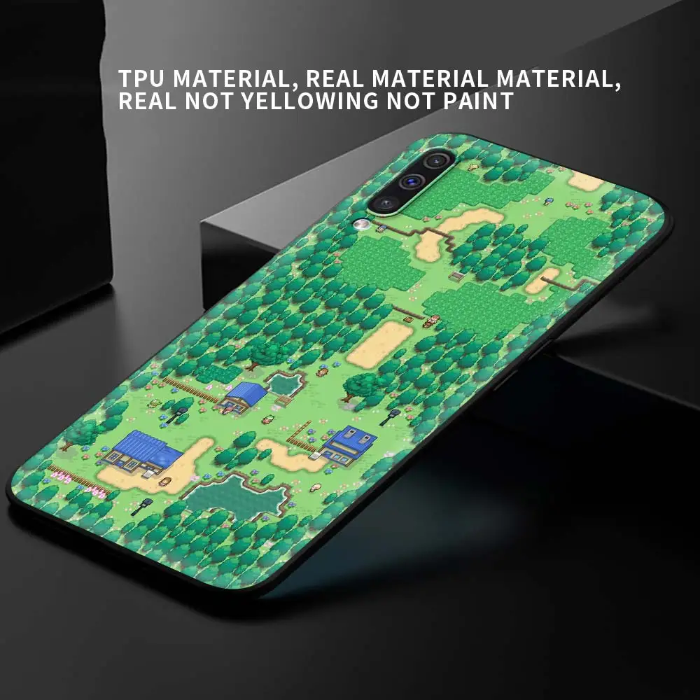 

Case for Samsung Galaxy A21S A51 A50 A70 A71 A50S A10S A10 A20E A20 A30 A30S A02S Luxury Phone Coque Game Map