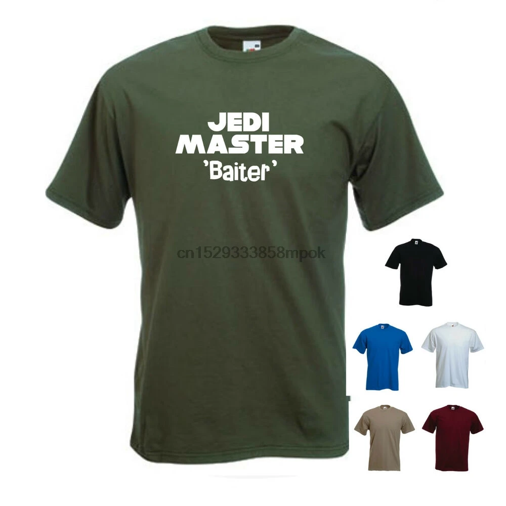 Мастер джедая... Забавная футболка Baiter для рыбалки карпа подарок | Мужская одежда