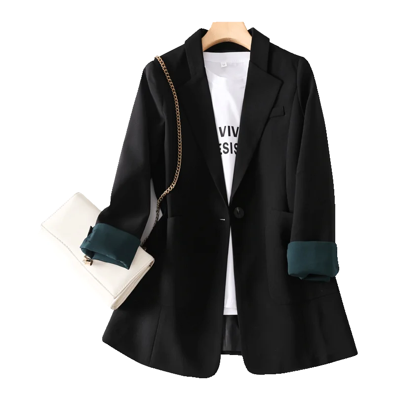 

2021 New Spring And Autumn Korean Women's Suit All-Match Loose Casual Fashion Jacket