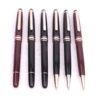 mb black ballpoint pen for men and women luxury signature roller ball pen business writing fountain pen office stationery 163