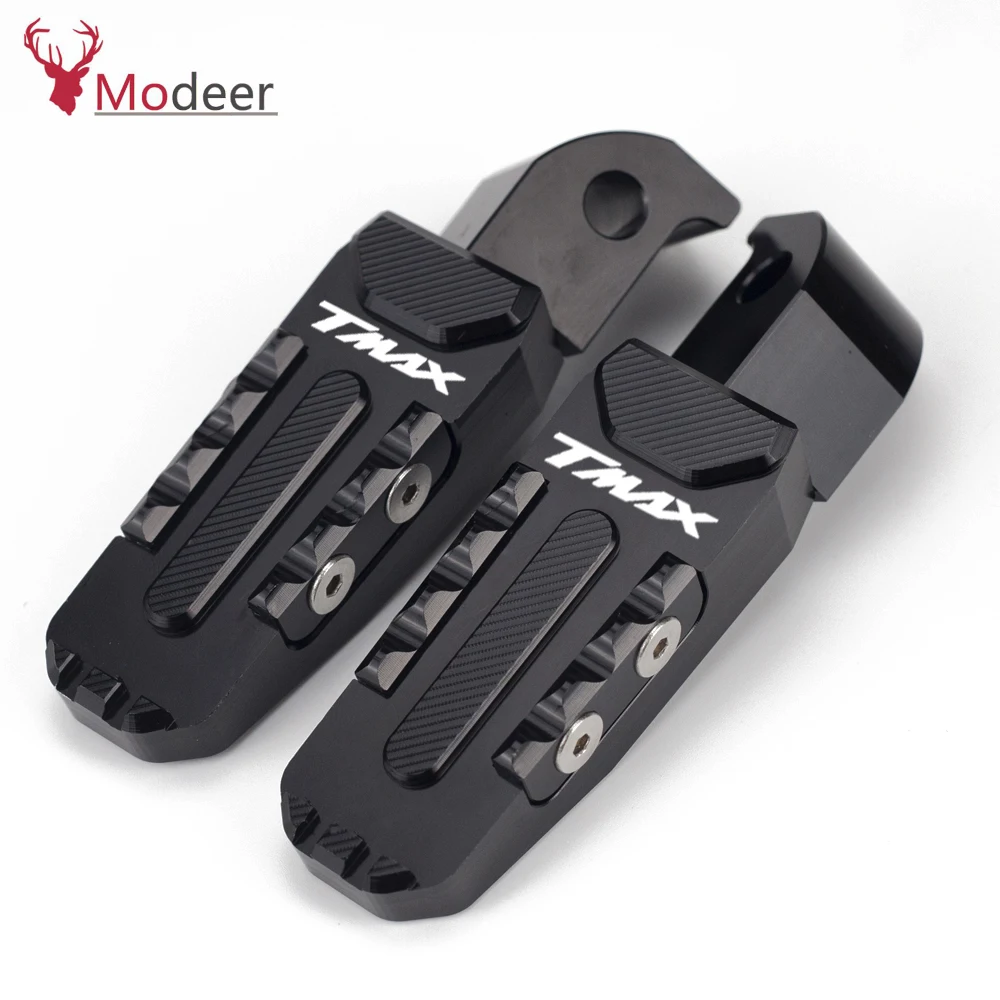 

Motorcycle Rear Foot Pegs Rests Passenger Footrests For Yamaha Tmax 530 T-max dx sx 2012-2019 2020 2021 tmax 500 XP500 2011 2010