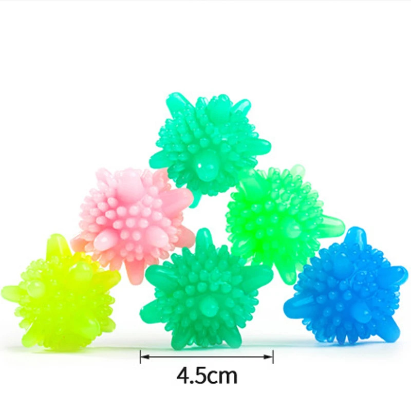 

Household cleaning magic laundry ball washing machine clothes softener starfish shape PVC solid cleaning ball ZD