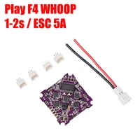 new play f4 whoop flight controller aio osd bec built in 5a bl_s 1 2s 4in1 esc for rc drone fpv racing models spare parts