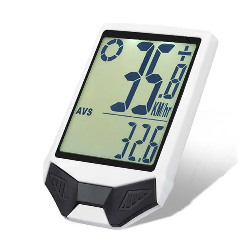 

Wire Wireless Cycling Bike Computer Bicycle LED Speedometer Odometer Backlight LCD Screen Waterproof Tachometer