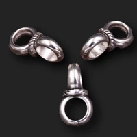 10pcs silver plated 3d double circle connectors necklace bracelets diy charms for jewelry carft making 1020mm a257