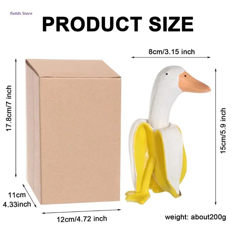 

Desk Sculpture Toy High Quality Resin Made Decorations Cute Duck
