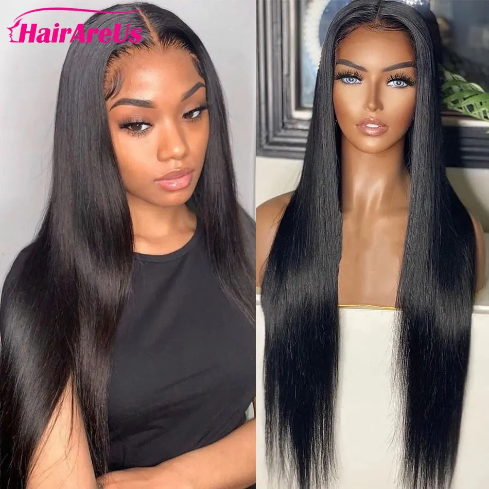 

Straight Hair 13x6 Lace Frontal Human Hair Wigs Black Women Pre Plucked 13x4 Lace Front Wig Remy Brazilian Hair Lace Closure Wig