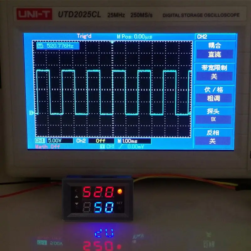 Single Signal Generator PWM Pulse Frequency Duty Cycle Adjustable Module 1Hz-160Khz | Инструменты