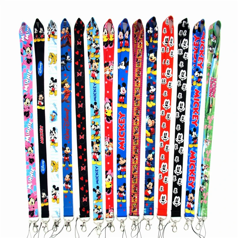 Аниме милый мультяшный ремешок на шею для ключей ID карты тренажерный зал