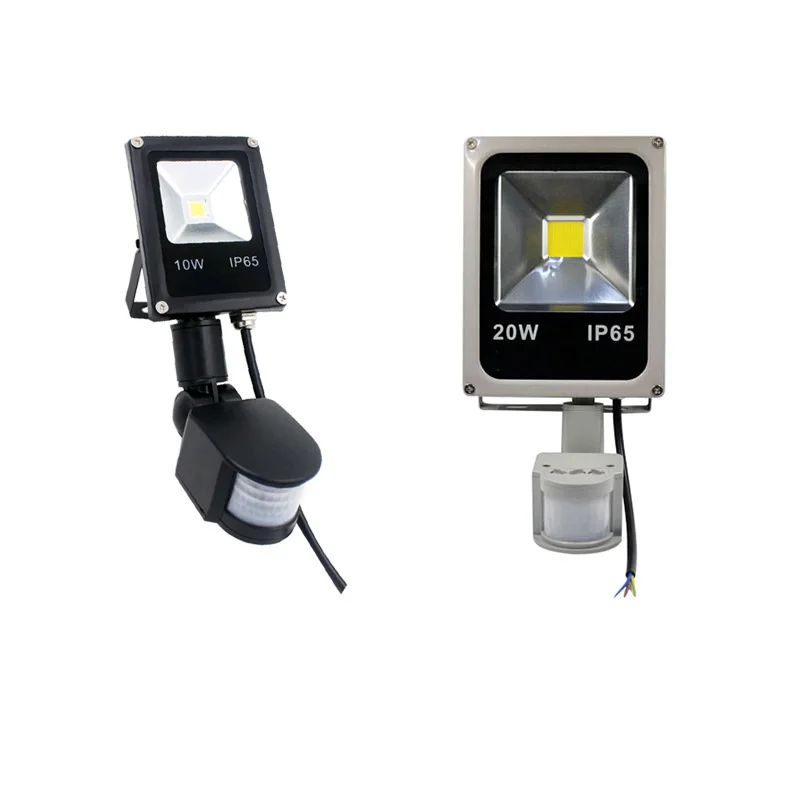 Светодиодный прожсветильник Тор с датчиком движения водонепроницаемый 220 В