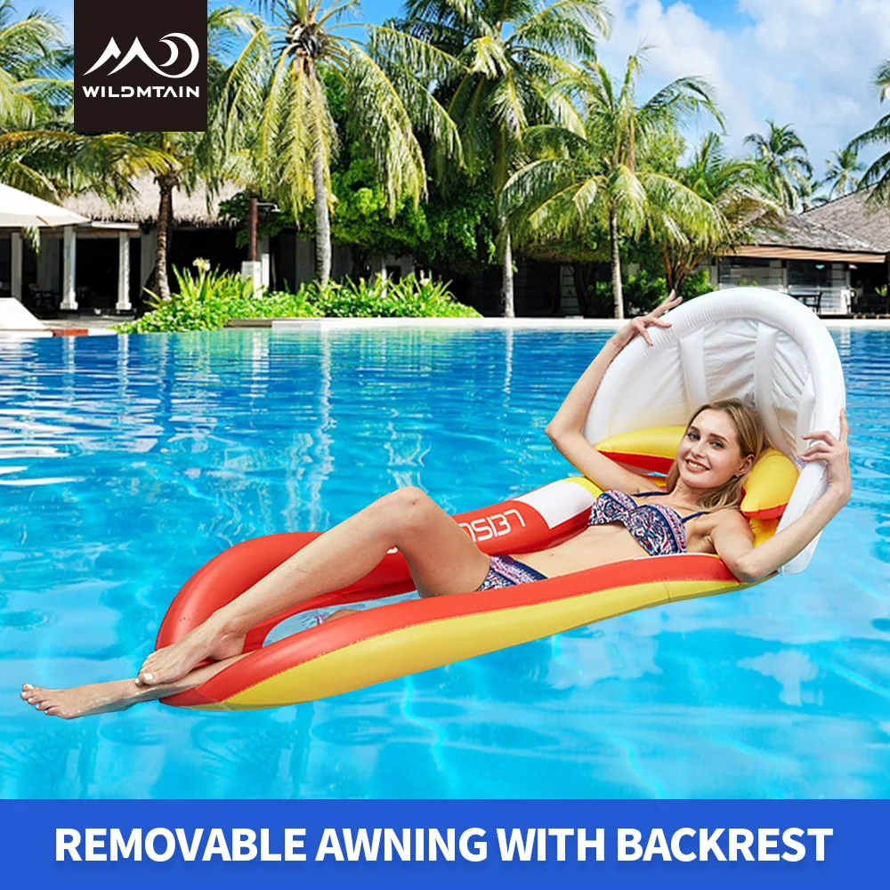 Надувное надувное кресло надувные матрасы для бассейна Пляжное складное гамак