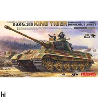 meng ts 031 135 german sd kfz 182 king tiger henschel turret tank display children toy plastic assembly building model kit