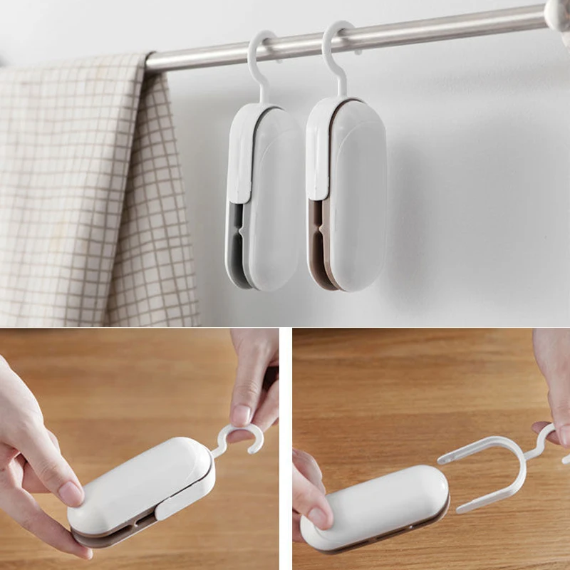 

Mini Sealing Machine Vacuum Food Sealer 2 In 1 Heat Sealer Handheld Portable Bag Sealer Kitchen Supplies