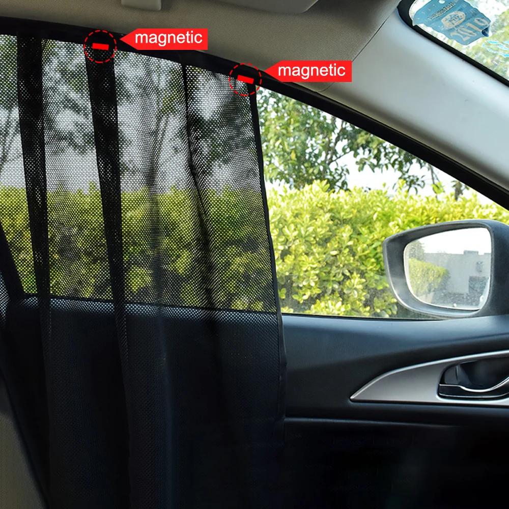 Магнитные автомобильные шторы 2 шт. солнцезащитный козырек для автомобиля