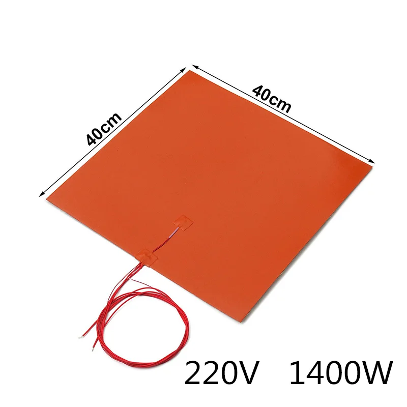 

Silicone Heated Bed Heating Pad Waterproof 400x400mm 220v 650W/1400W