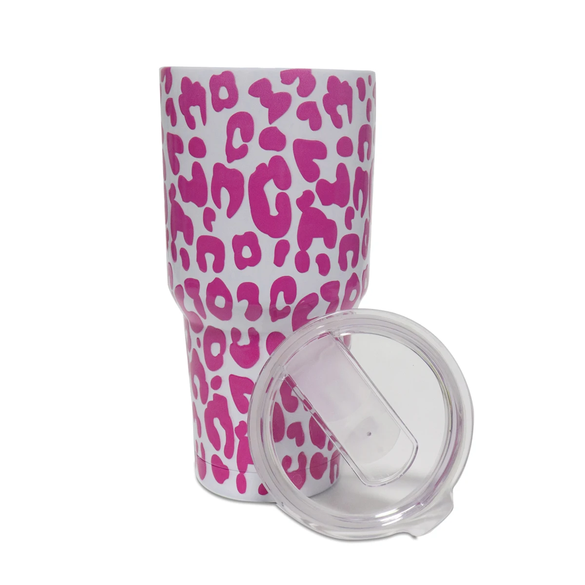 

2022 Fashionable Wholesale 30oz White-background Pink Leopard Tumbler Gift For Girlfriend DOM1111175